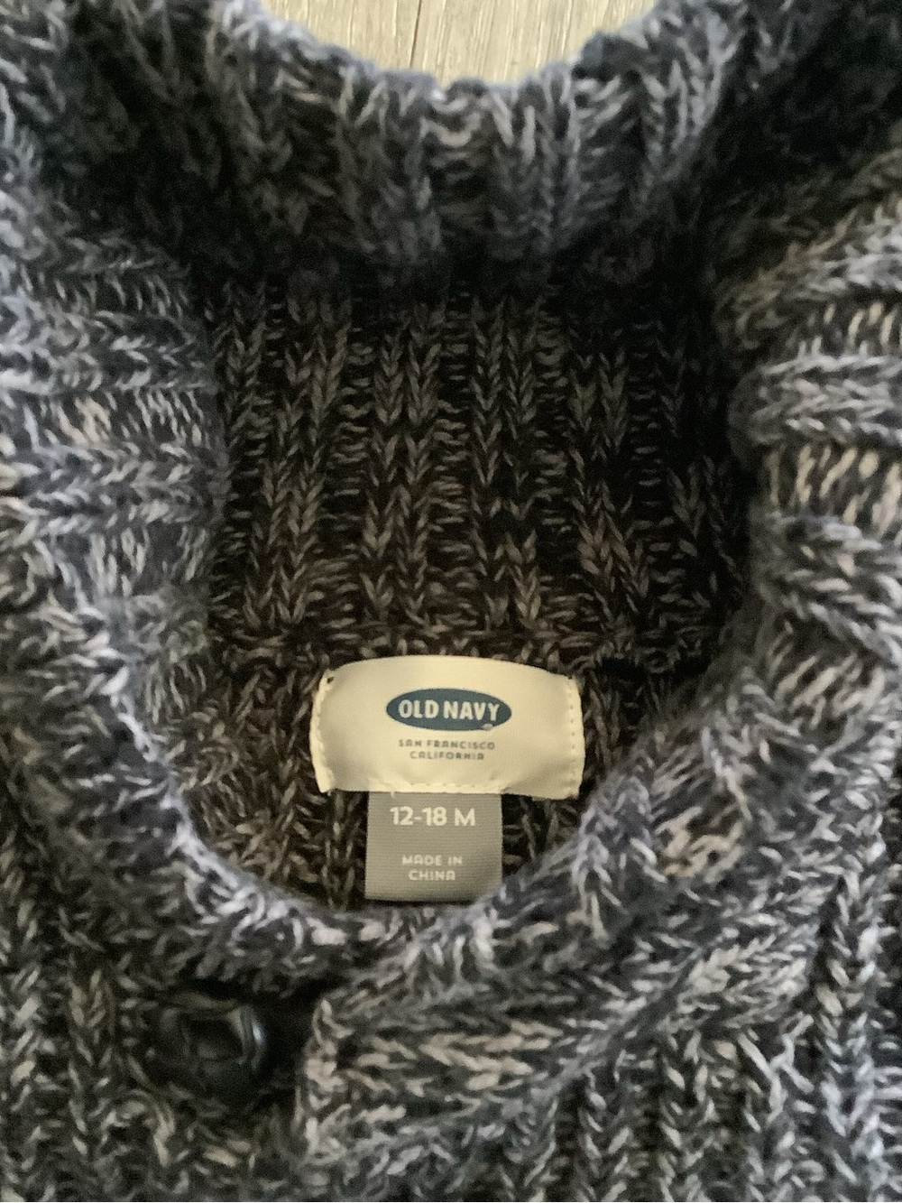 Cozy Cardigan / Sweater for Baby Boy - Picture 3 of 4